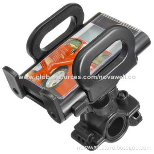 Universal Bike Mount Holder for Mobile Phones, PDA, PSP, MP4, OEM/ODM Order Welcomed/Easy-to-install